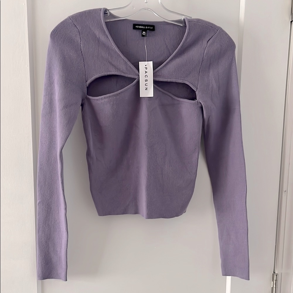 Kendall & Kylie Women's Purple Top